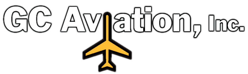 GC Aviation Logo White
